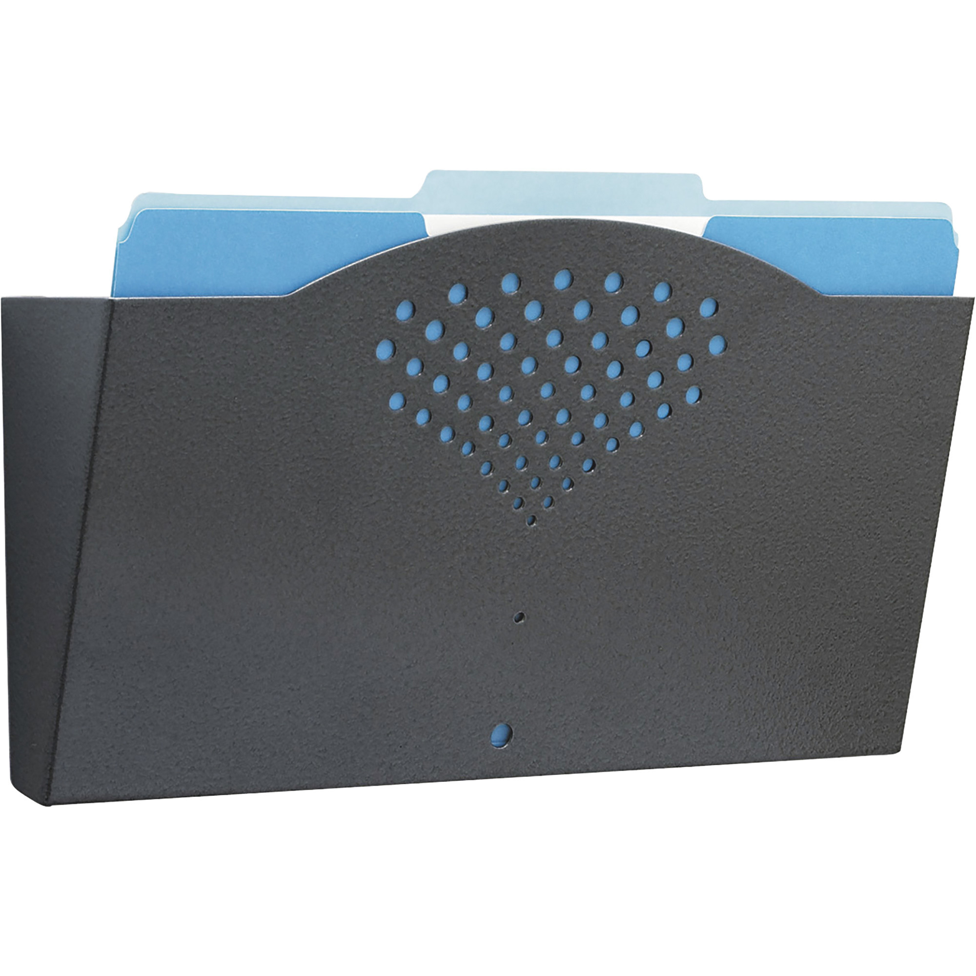 Safco Legal-Size Steel Wall File Holder, Black, Model# 3171BL